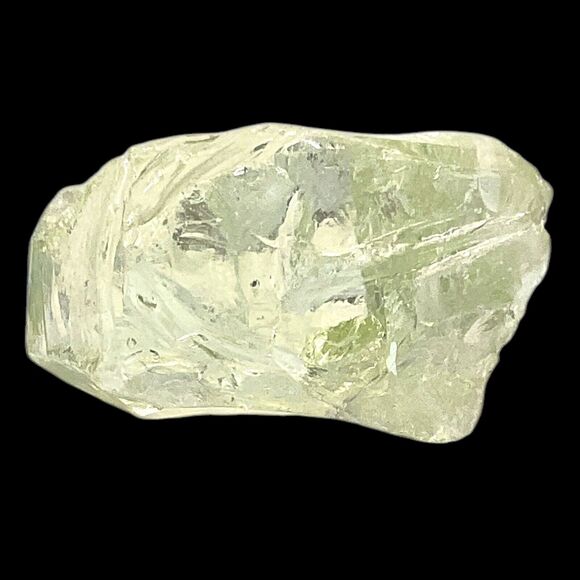 Lemon Translucent Art Glass Cullet Glowing Manganese Slag Glass #5GX51 - Picture 3 of 8